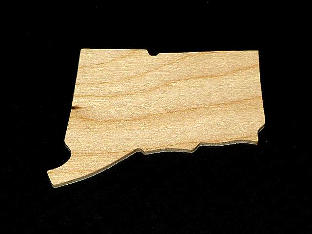 (image for) Connecticut Cutout - Hand Cut Plywood (Special Order)